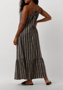 DAMES CO'COUTURE grijze maxi jurk caya strap dress