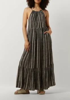 DAMES CO'COUTURE grijze maxi jurk caya strap dress