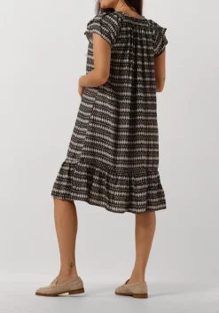 DAMES CO'COUTURE grijze midi jurk sunrise crop caya dress