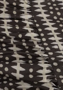 DAMES CO'COUTURE grijze midi jurk sunrise crop caya dress