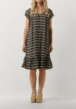 DAMES CO'COUTURE grijze midi jurk sunrise crop caya dress