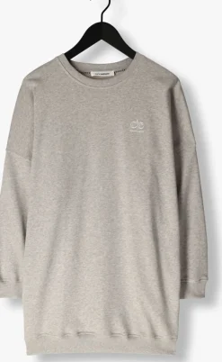 DAMES CO'COUTURE grijze mini jurk clean oversized sweat dress