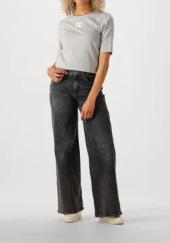 DAMES CO'COUTURE grijze t-shirt grannycc logo tee