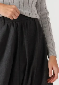 DAMES COPENHAGEN MUSE grijze maxirok cmtailor-skirt