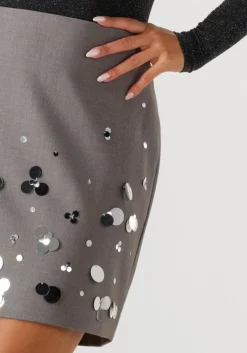 DAMES COPENHAGEN MUSE grijze maxirok cmtailor-skirt