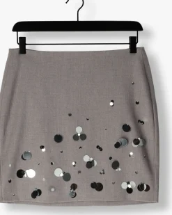 DAMES COPENHAGEN MUSE grijze maxirok cmtailor-skirt