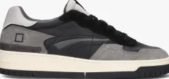 Heren D.A.T.E grijze lage sneakers torneo pure vintage