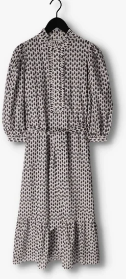 DAMES DEA KUDIBAL grijze midi jurk my ns (co)