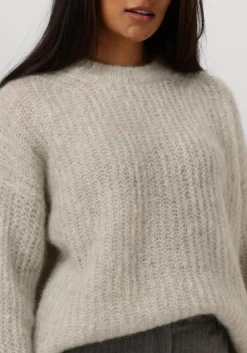 DAMES DES PETITS HAUTS grijze trui burma