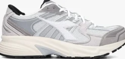 Heren DIADORA grijze lage sneakers mesh combi runner