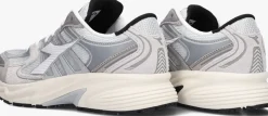 Heren DIADORA grijze lage sneakers mesh combi runner