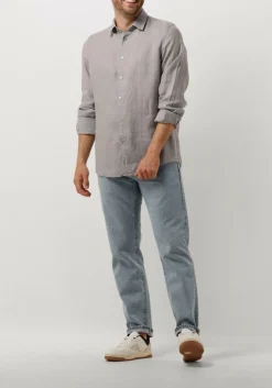 Heren DRYKORN grijze casual overhemd ramis 126106