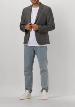 Heren DRYKORN grijze colberts horley 146489