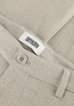 Heren DRYKORN grijze pantalon ajend 138448