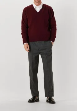 Heren FILLING PIECES grijze chino coach pants twill wool