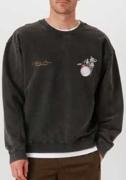 Heren FILLING PIECES grijze sweater sweatshirt band