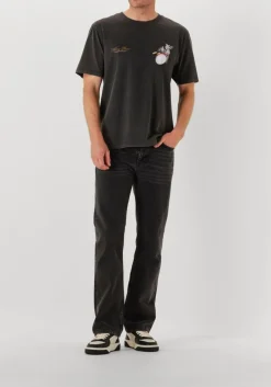 Heren FILLING PIECES grijze t-shirt t-shirt band