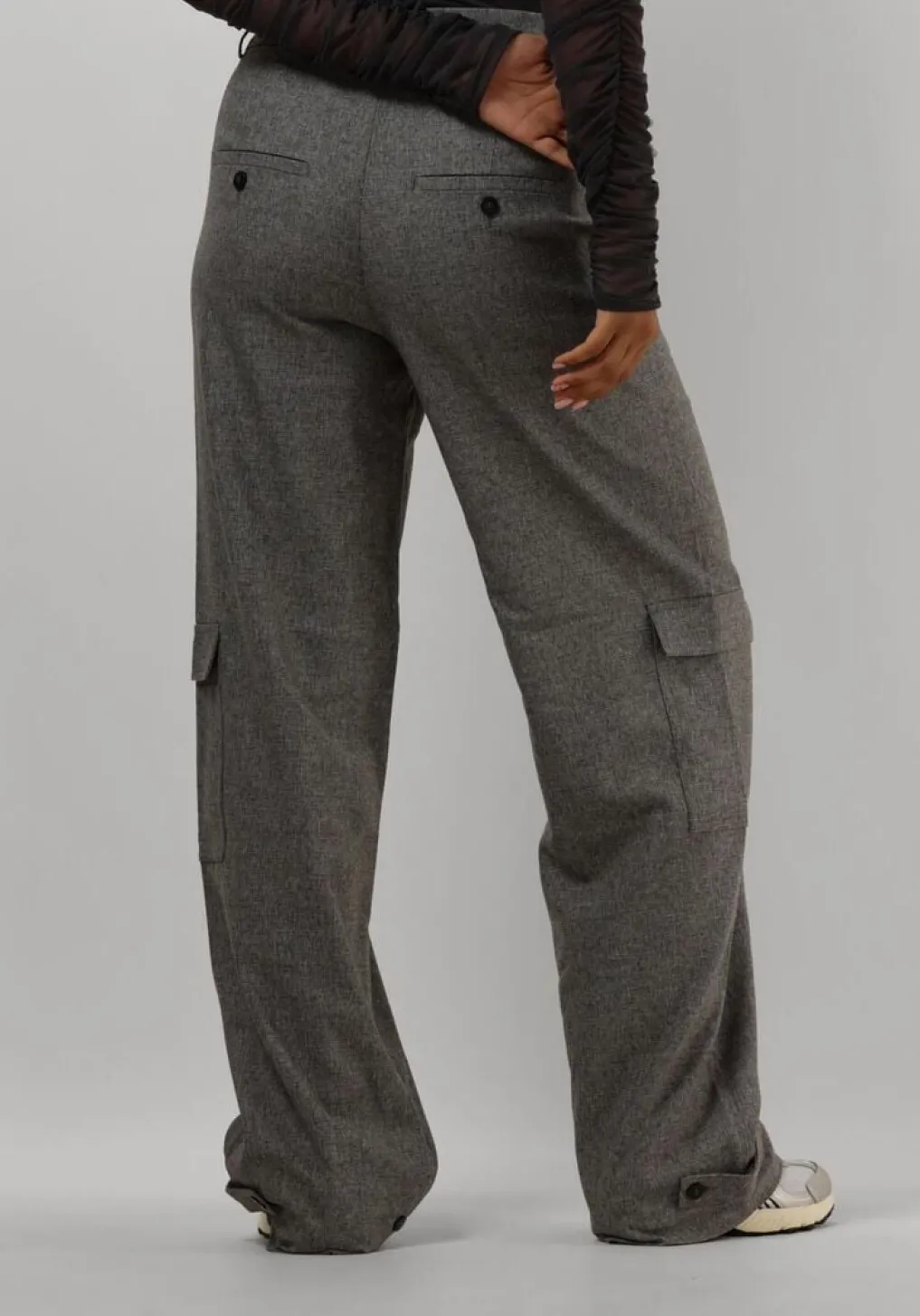 DAMES FIVEUNITS grijze cargobroeken sophia cargo strap 438