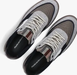 Heren FLORIS VAN BOMMEL grijze lage sneakers sfm-10143 de kupster