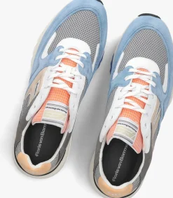 Heren FLORIS VAN BOMMEL grijze lage sneakers sfm-10154 de treener