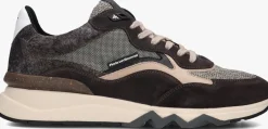 Heren FLORIS VAN BOMMEL grijze lage sneakers sfm-10178 de zager