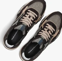 Heren FLORIS VAN BOMMEL grijze lage sneakers sfm-10178 de zager