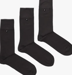 Heren FLORIS VAN BOMMEL grijze sokken de katoener