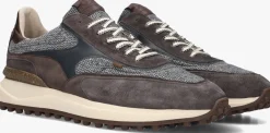 Heren FLORIS VAN BOMMEL grijze lage sneakers sfm-10152 noppi