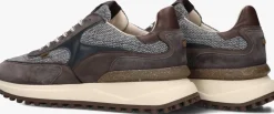 Heren FLORIS VAN BOMMEL grijze lage sneakers sfm-10152 noppi