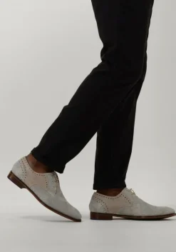 Heren FLORIS VAN BOMMEL grijze nette schoenen sfm-30361