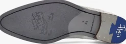 Heren FLORIS VAN BOMMEL grijze nette schoenen sfm-30361 de stapper