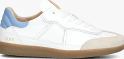 DAMES FRED DE LA BRETONIERE grijze lage sneakers pearl reza