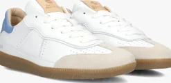 DAMES FRED DE LA BRETONIERE grijze lage sneakers pearl reza