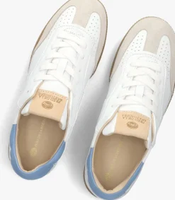 DAMES FRED DE LA BRETONIERE grijze lage sneakers pearl reza