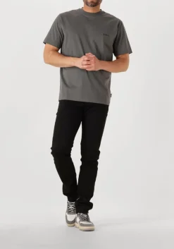 Heren GENTI grijze t-shirt t-shirt ss j2040-1223