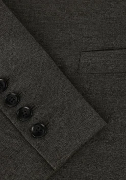 DAMES GESTUZ grijze mini jurk paulagz melange blazer dress