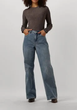 DAMES GESTUZ grijze t-shirt silvigz deep back blouse