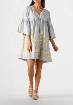 DAMES GREEK ARCHAIC KORI grijze mini jurk 231114