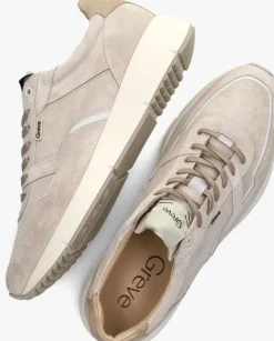Heren GREVE grijze lage sneakers walker 2928s