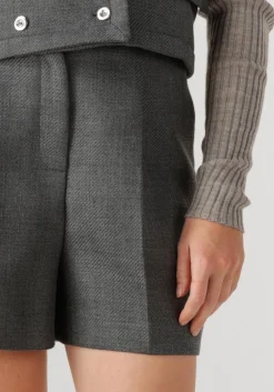 DAMES HERSKIND grijze korte broek reggy midt waist short