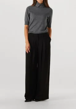 DAMES HERSKIND grijze top perry knit blouse