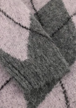 DAMES HERSKIND grijze trui carter knit blouse