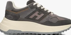DAMES HOGAN grijze lage sneakers h669 allacciato h