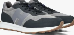 Heren HOGAN grijze lage sneakers h601 allacciato