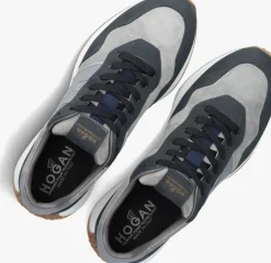 Heren HOGAN grijze lage sneakers h601 allacciato