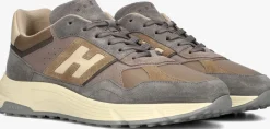 Heren HOGAN grijze lage sneakers hyperlight allacciato h