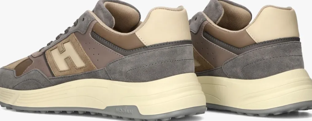 Heren HOGAN grijze lage sneakers hyperlight allacciato h