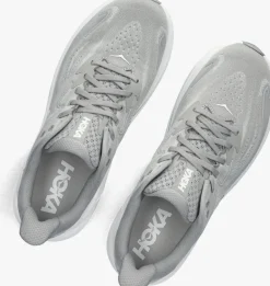 DAMES HOKA grijze lage sneakers clifton 10