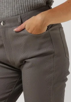 DAMES IBANA grijze pantalon passima croco