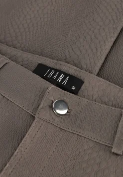 DAMES IBANA grijze pantalon passima croco